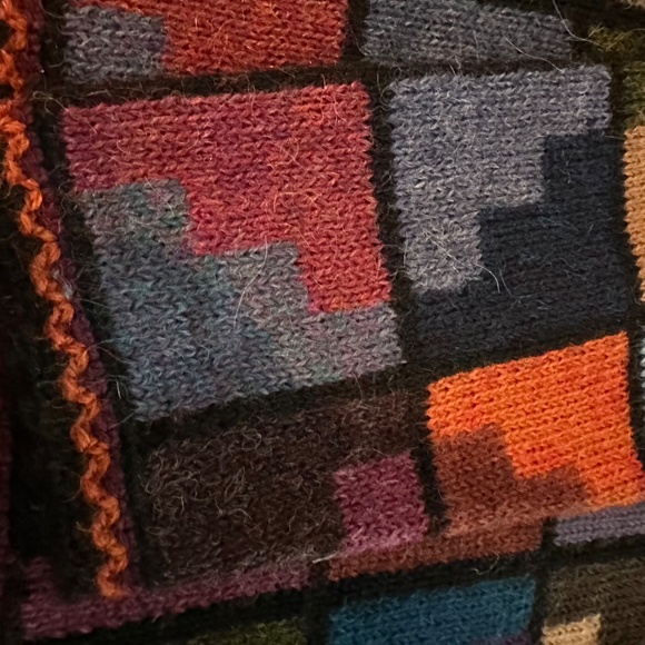 Premium Alpaca Hand Knit Cardigan Sweater Size S - Picture 3 of 9